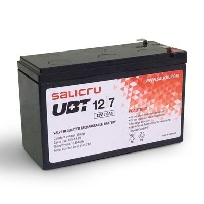 Bateria recarregável selada Salicru UBT 12V 7.0Ah preta