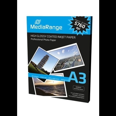 Embalagem de papel fotográfico MediaRange formato A3