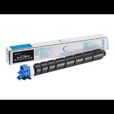 Toner para impressora preto KYOCERA TK-8715K com embalagem branca e azul