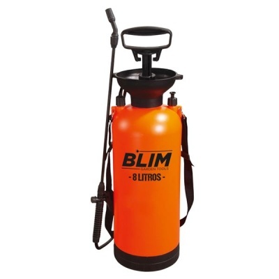 Pulverizador de jardim BLIM 8 litros laranja e preto