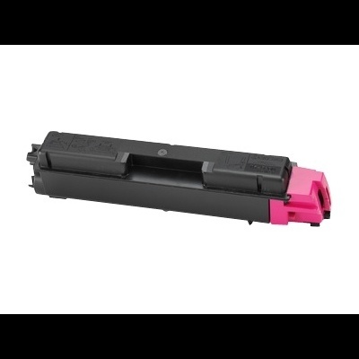 Toner de impressora preto com detalhe cor-de-rosa