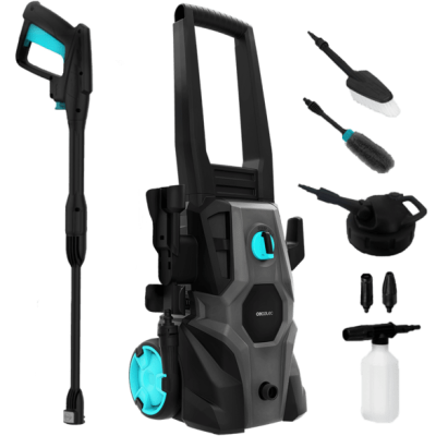 Máquina alta pressão Cecotec com acessórios de limpeza