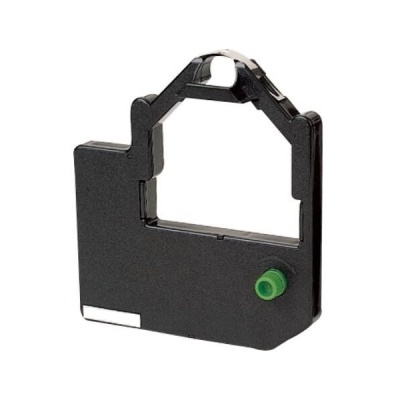 Fita de máquina de escrever preta com disco verde