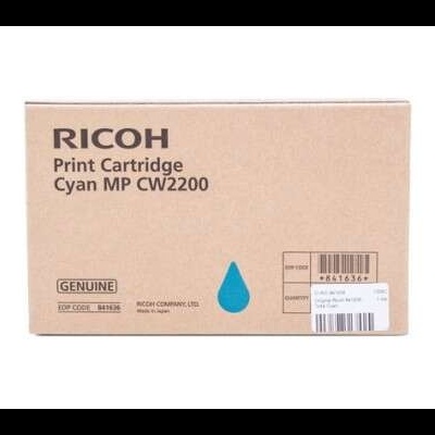 Caixa de cartucho de impressão Ricoh cyan para MP CW2200