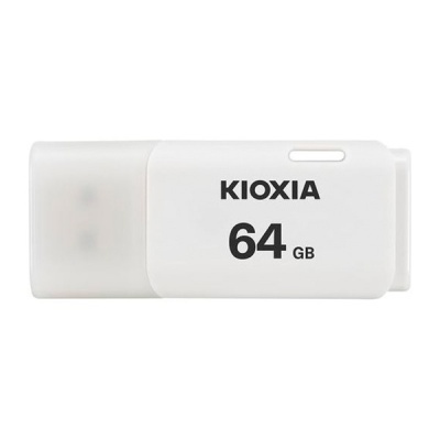 Pen USB branca da marca KIOXIA com 64 GB