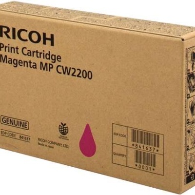 Caixa de carton castanho para toner RICOH Print Cartridge Magenta MP CW2200