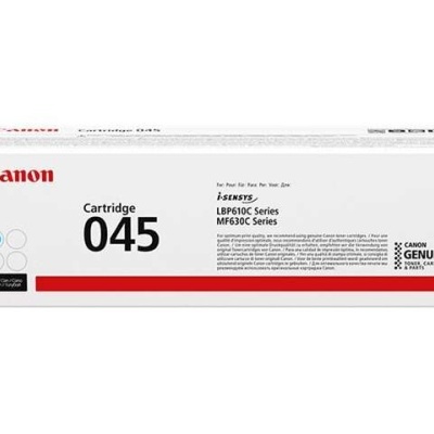Embalagem branco e vermelho para toner Canon Cartridge 045