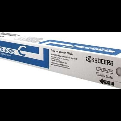 Caixa de toner ciano Kyocera TK-8325 para impressoras TASKalfa 2551ci
