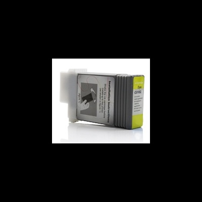 Conjunto de tinteiros para impressora com rótulos cinza e amarelo