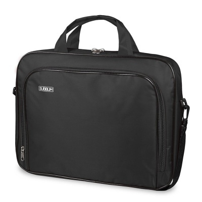 Pasta preta com alças duplas e alça de ombro