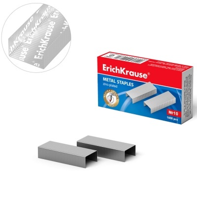 Cartucho de grampos metálicos ErichKrause zinco Nº 10