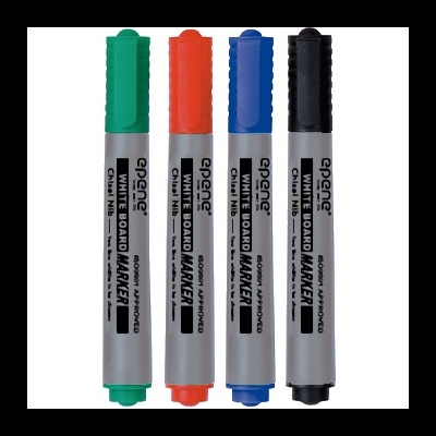 Marcadores para quadro branco em várias cores