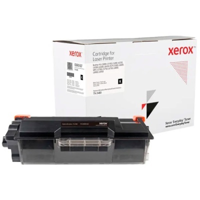Toner Xerox preto para impressora laser com embalagem branca