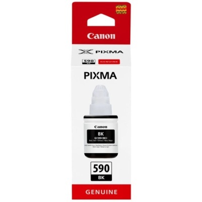 Embalagem de tinta preta original Canon PIXMA 590 BK