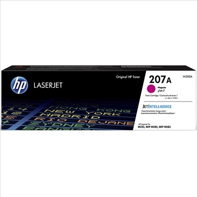 Caixa de toner HP LASERJET 207A magenta