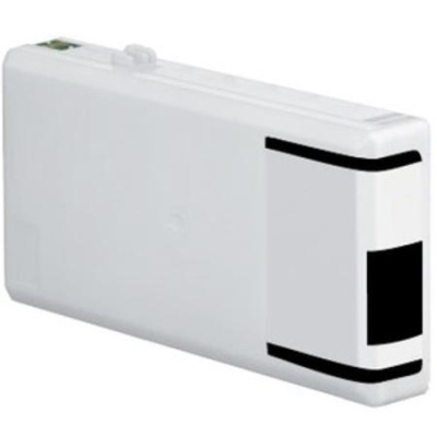 Cartucho de tinta branco com detalhes pretos