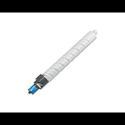 Cabo de fibra ótica com conetores azuis e preto