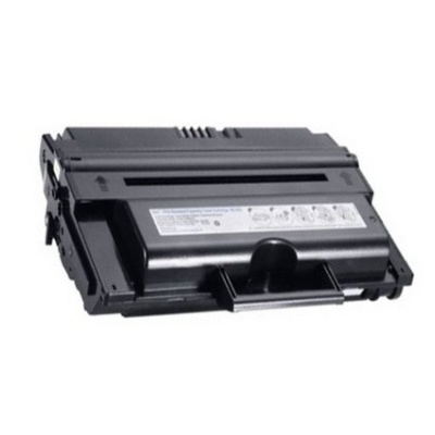 Toner preto para impressora com etiqueta e alça