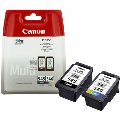 Pack de tinteiros Canon Preto e Colorido PIXMA com embalagem