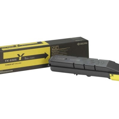 Cilindro de toner amarelo Kyocera TK-8305 com embalagem