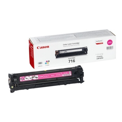 Cartucho de toner Canon Cartridge 716 Magenta com embalagem