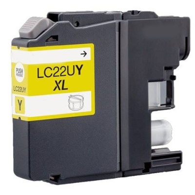 Cartucho de tinta amarelo preto LC22UY XL para impressora