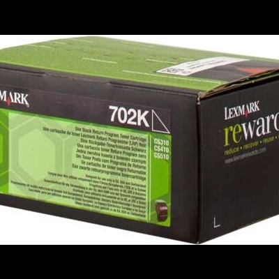Embalagem de toner Lexmark 702K para impressoras