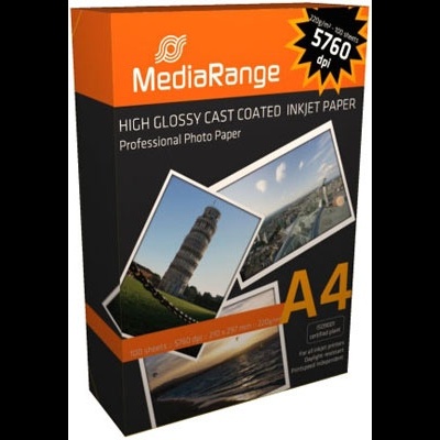 Embalagem de papel fotográfico MediaRange A4