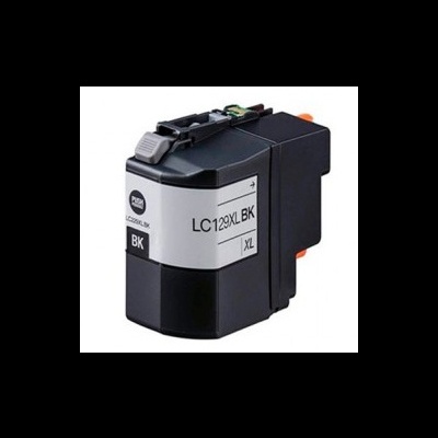 Cartucho de tinta preta para impressora LC129XL BK XL em fundo branco