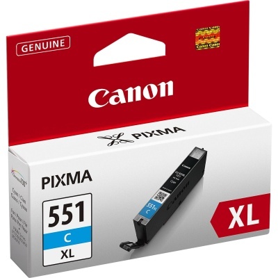 Embalagem de tinta Canon PIXMA 551C XL ciano para impressora