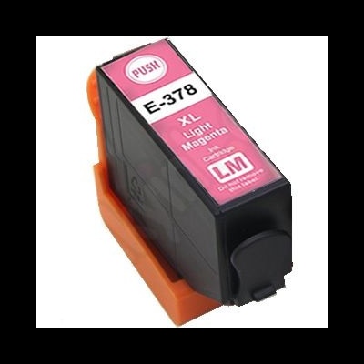 Cartucho de tinta para impressora preto com etiqueta magenta