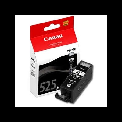 Cartucho de tinta Canon PIXMA preto na embalagem