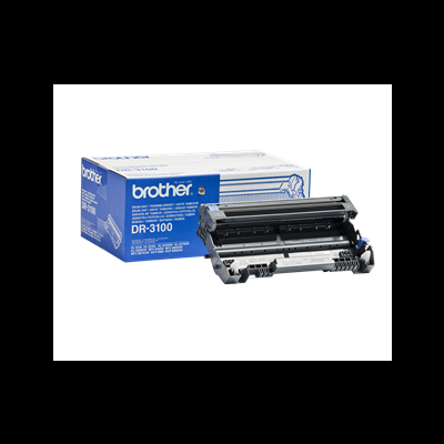 Tambor de impressora Brother DR-3100 com caixa azul e branca