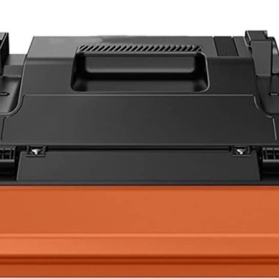 cartucho de toner preto e laranja para impressora