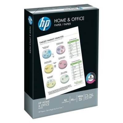 Embalagem de papel A4 HP Home & Office, branca, 500 folhas