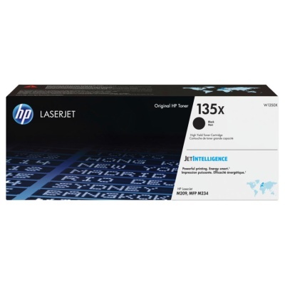 Embalagem de cartucho de toner preto HP LaserJet 135x