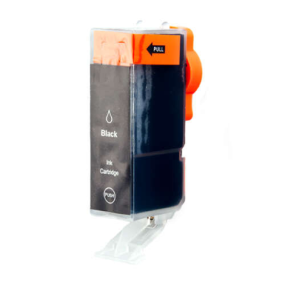 Cartucho de tinta preta para impressora com proteção laranja