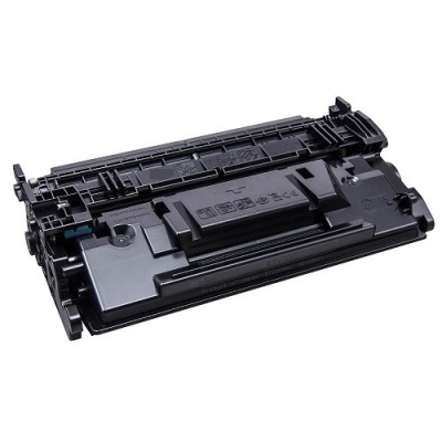 Cartucho de toner preto para impressora sobre fundo branco