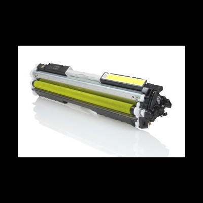 Cartucho de toner amarelo para impressora com revestimento verde