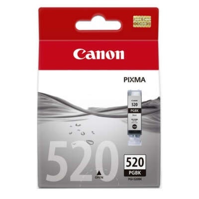 Embalagem do tinteiro Canon PIXMA 520 PGBK preto