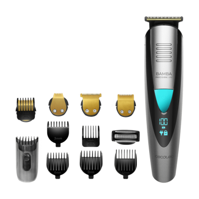 Aparelho de barbear Bamba PrecisionCare com pentes e lâminas