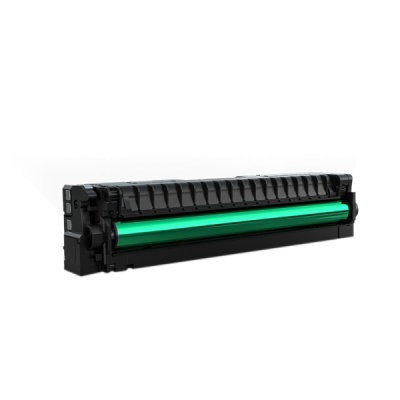 Cartucho de toner preto para impressora com componente cilíndrico verde