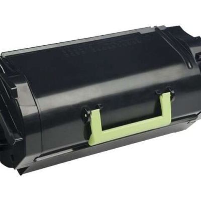 Cartucho toner preto com pega verde claro para impressora