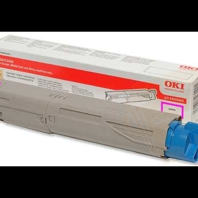 Tinteiro OKI C3300/C3400 magenta com embalagem