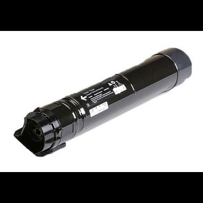 Toner preto cylindrical para impressora com etiquetas brancas