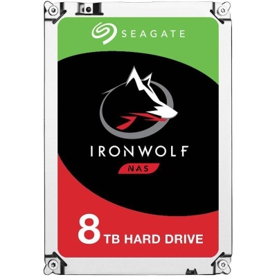 Disco rígido Seagate IronWolf NAS 8 TB com etiqueta colorida