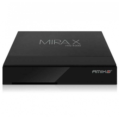 Receptor digital preto AMIKO MIRA X HiS-4300