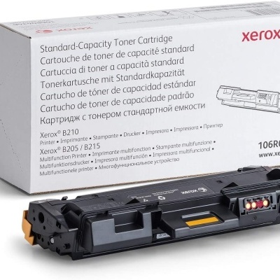 Cartucho de toner preto Xerox com embalagem branca para impressoras Xerox B210, B205 e B215.