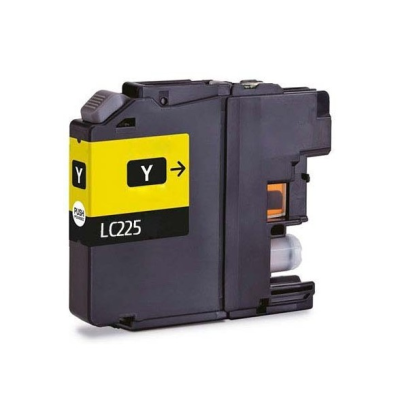 Cartucho de tinta preto e amarelo LC225 para impressora