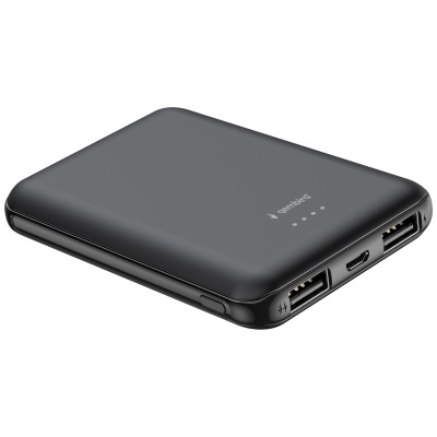 PowerBank&#x20;Gembird&#x20;5.000mAh&#x20;Preta